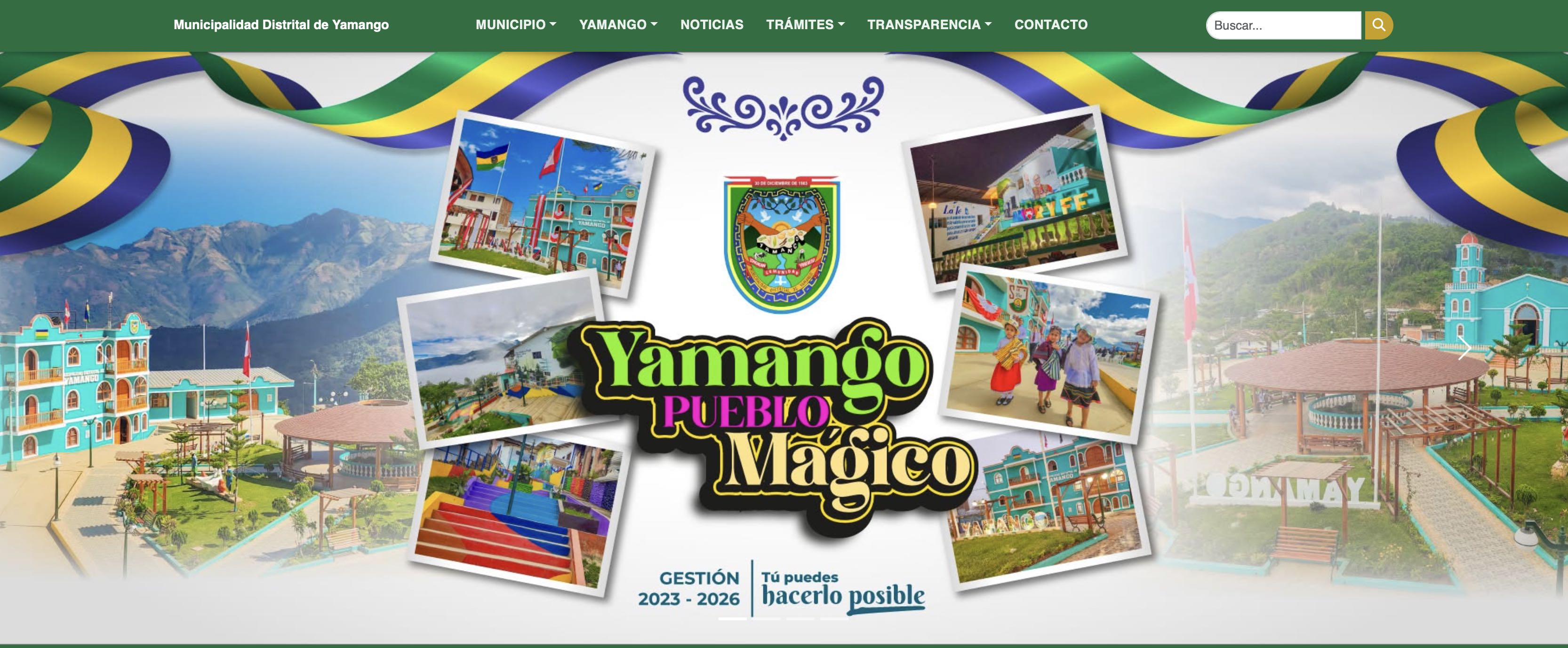 Bienvenidos al nuevo portal de la Municipalidad de Yamango